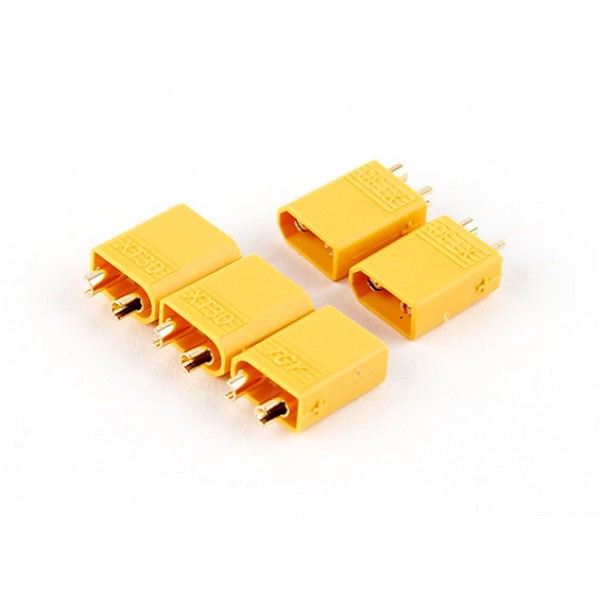 XT30 Connectors Male (ESC Side) (5pcs) [XT30MALE]